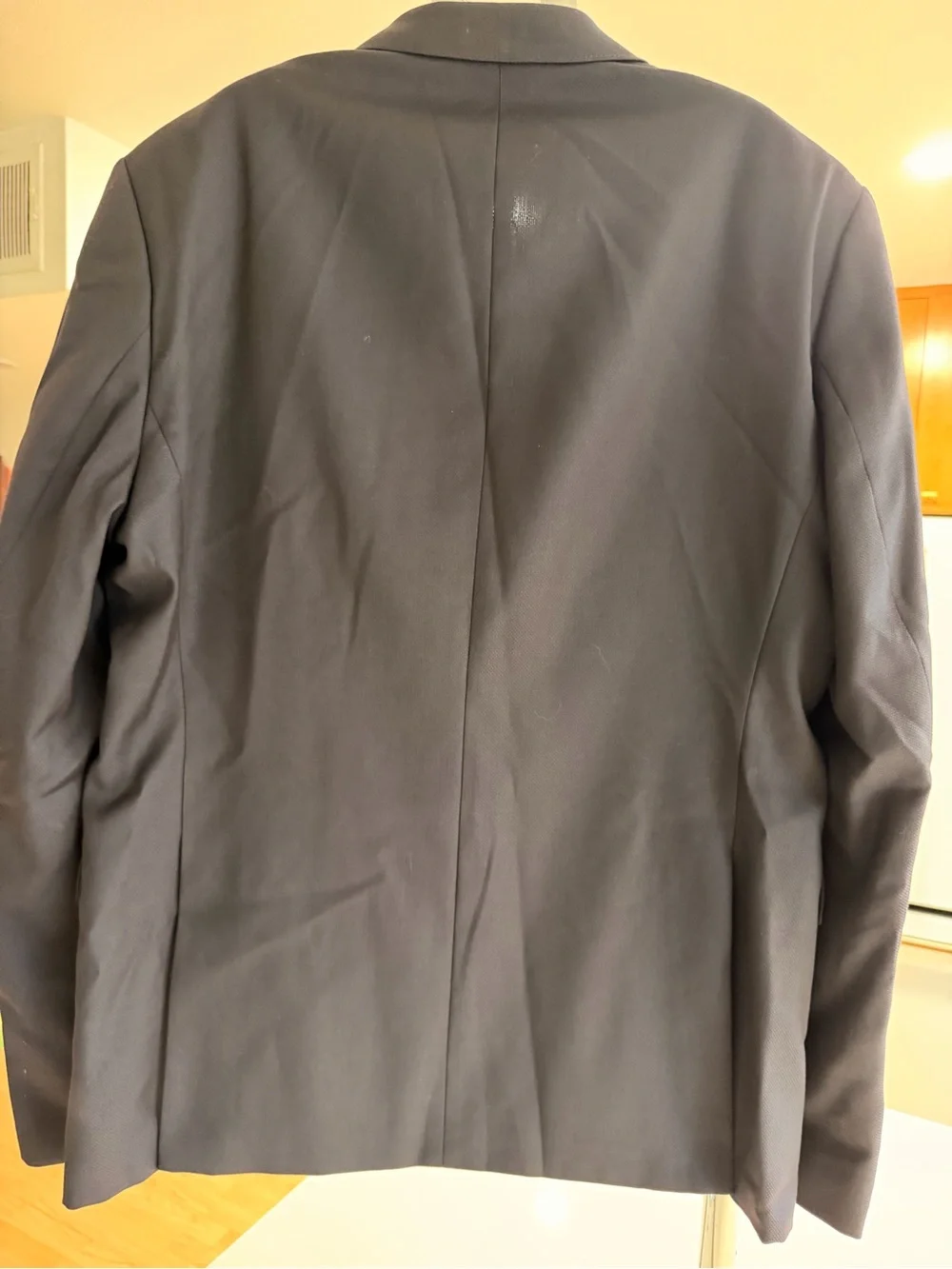Hugo Boss Black Two-Button Sport Coat with Gold Buttons 44R